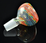 Multicolor Glass On Glass Bowl 14mm