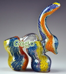 Glass Double Bubblers Pipes