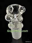 Glass on Glass Bowl Clear 18mm