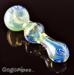 Fumed Spiral Sm Glass Pipes